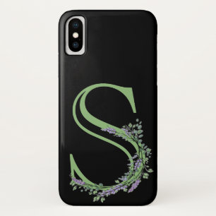 Monogramm S Lavendel Eukalyptus Case-Mate iPhone Hülle