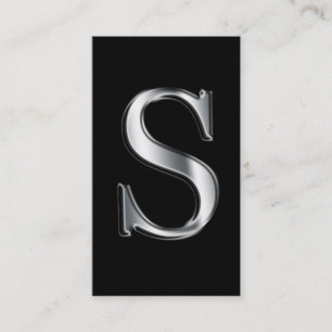 Monogramm S-Visitenkarten Visitenkarte