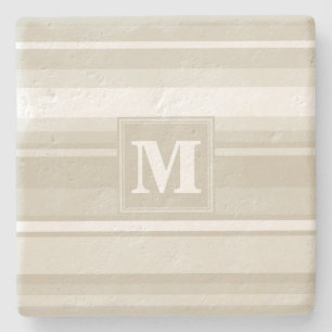 Monogramm Sandsteinstreifen Steinuntersetzer