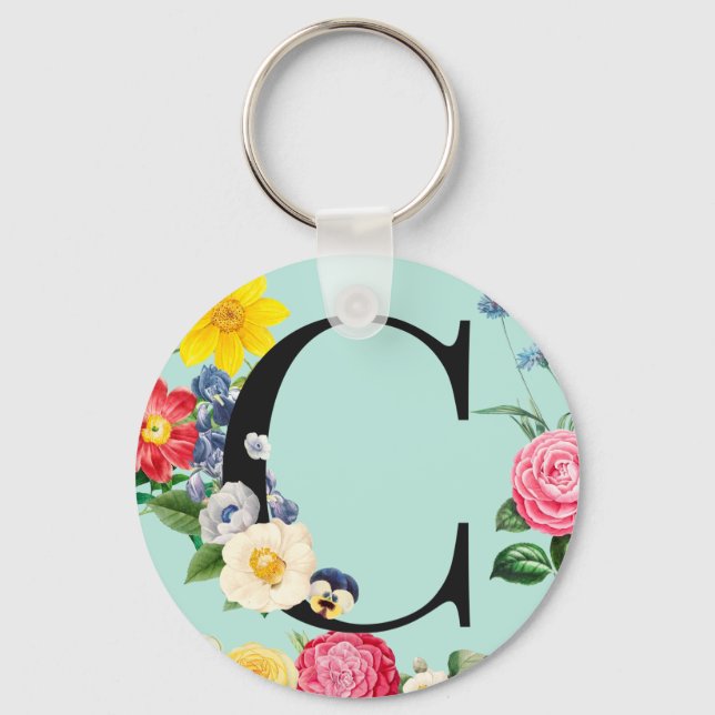 Monogramm Schlüsselanhänger (Vorderseite)