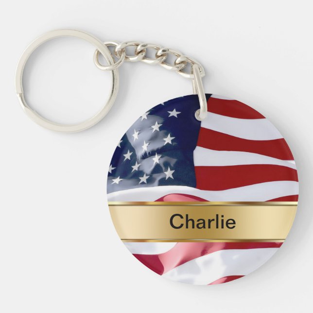 Monogramm-Schlüsselanhänger doppelseitig Schlüsselanhänger (Vorderseite)