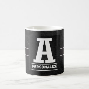 Monogramm-Schultafel Alle Buchstaben A - Z Tasse