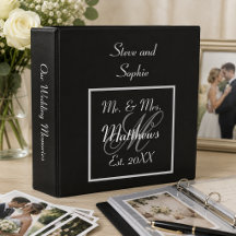 Monogramm Schwarz-Weiß-Hochzeiten-Erinnerungen