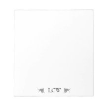 Monogramm Schwarze Katzen