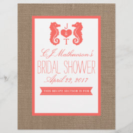 Monogramm Seepferd Brautparty Rezept Dividende