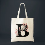 Monogramm Single Letter mit rosa Floral Sprays Tragetasche<br><div class="desc">Diese Tasche verfügt über ein Monogramm mit Single-Buchstaben mit rosa Blumensprays. Klicken Sie zum Personalisieren auf "Anpassen" und dann rechts auf "Text". Als Nächstes drücken Sie "Text bearbeiten". Sie können die Sprays mit Blumen so versetzen, wie Sie sie gewollt haben. Bitte wählen Sie einen Stil und eine farbige Tasche.</div>