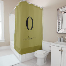 Monogramm Skriptname Personalisiert Gold und Schwa