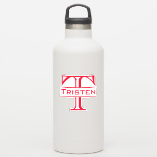 Monogramm-Stanzaufkleber individuell personalisier Aufkleber