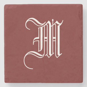 MONOGRAMM STEINUNTERSETZER