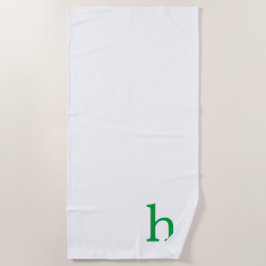Monogramm Strandtuch