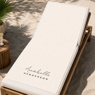 Monogramm Strandtücher Individuelles Resort-Tuch