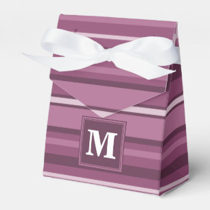 Monogramm-Streifen Geschenkschachtel