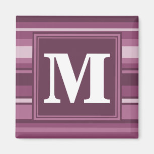 Monogramm-Streifen Magnet