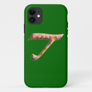 Monogramm T in Rose Muster iPhone 5 Fall Case-Mate iPhone Hülle