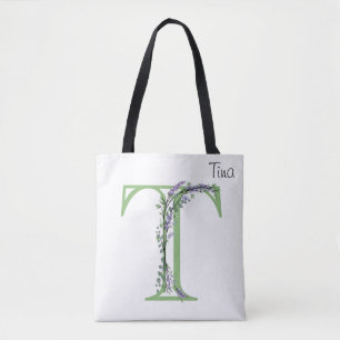 Monogramm T Lavendel Eukalyptus