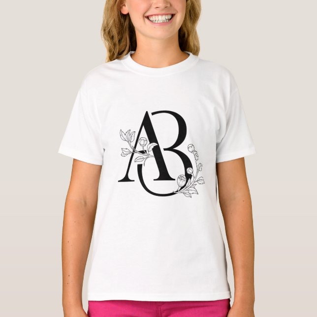 Monogramm T-Shirt (Vorderseite)