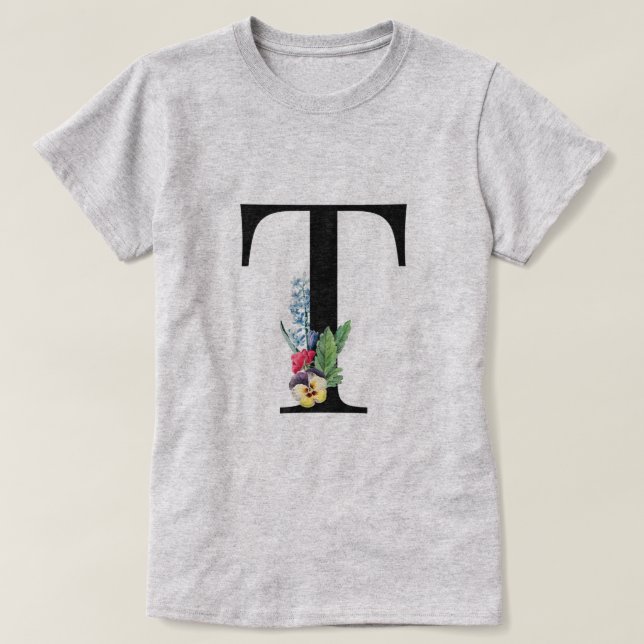 Monogramm T-Shirt (Design vorne)