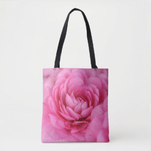 Monogramm-Tasche der rosa Blume