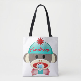 MONOGRAMM-TASCHE "Niedlicher Sockner"