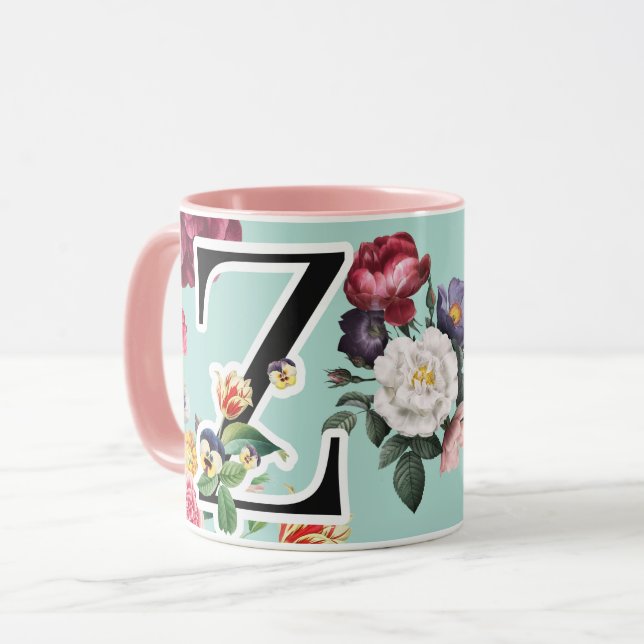 Monogramm Tasse (Vorderseite Links)