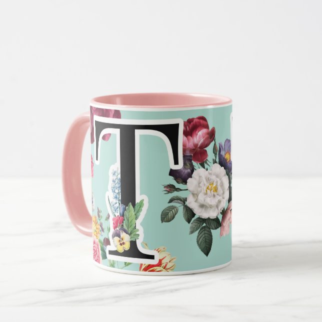 Monogramm Tasse (Vorderseite Links)