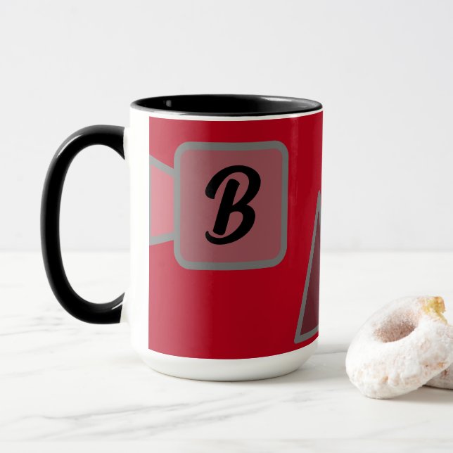 Monogramm Tasse (Mit Donut)