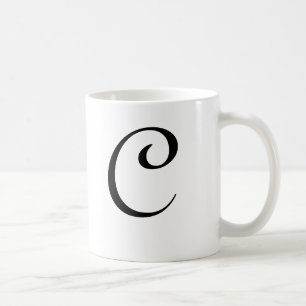 Monogramm-Tasse "C " Kaffeetasse