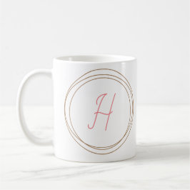 Monogramm-Tasse "H" Kaffeetasse