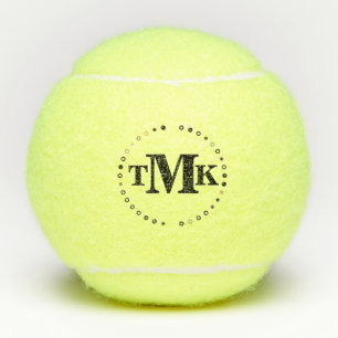 Monogramm Tennisbälle