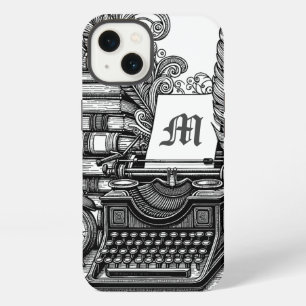 Monogramm Thema-Schreibfarbe für Vintage-Fans iPhone 13 Hülle