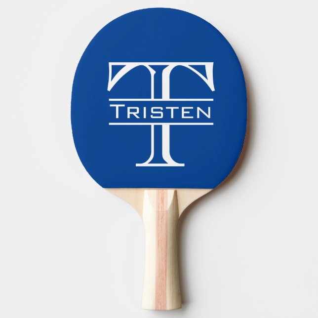 Monogramm Tischtennis Schläger (Vorderseite)