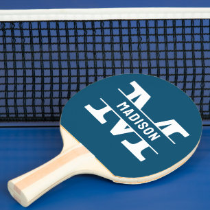 Monogramm Tischtennisschläger mit personalisiertem Tischtennis Schläger