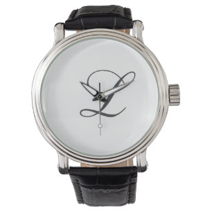 Monogramm-Uhr Armbanduhr