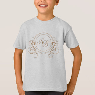 Monogramm und Erstausrüstungen T-Shirt