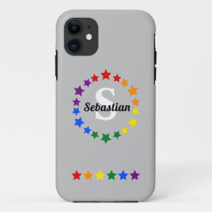 Monogramm und Name der aktuellen LGBT-Gay Pride Case-Mate iPhone Hülle