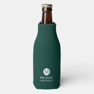 Monogramm und Name der klassischen Personalisierte Flaschenkühler
