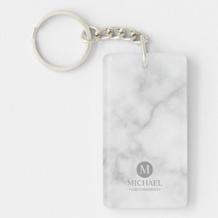 Monogramm und Name der klassischen Personalisierte Schlüsselanhänger