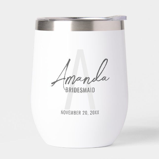Monogramm und Name der modernen Personalisierten B (Links)