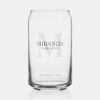 Monogramm und Name der personalisierten Bridesmaid