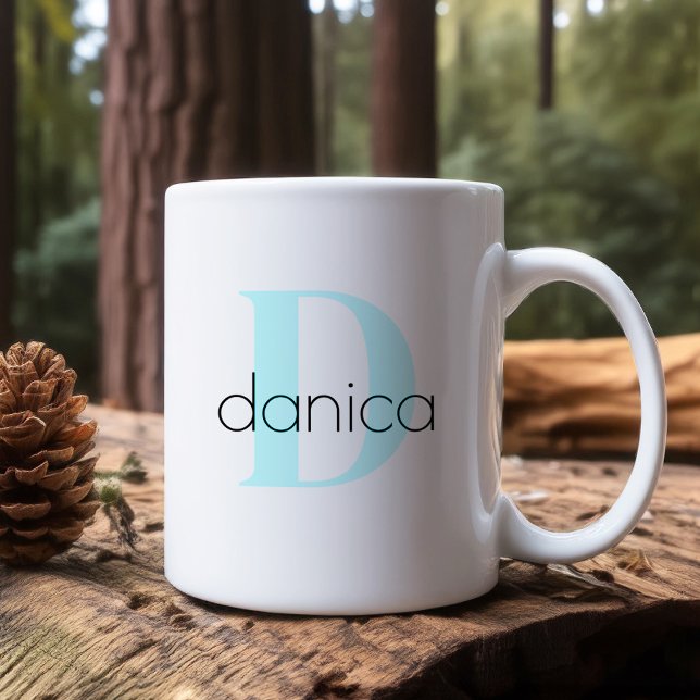 Monogramm und Name Personalisiert Kaffeetasse (Von Creator hochgeladen)