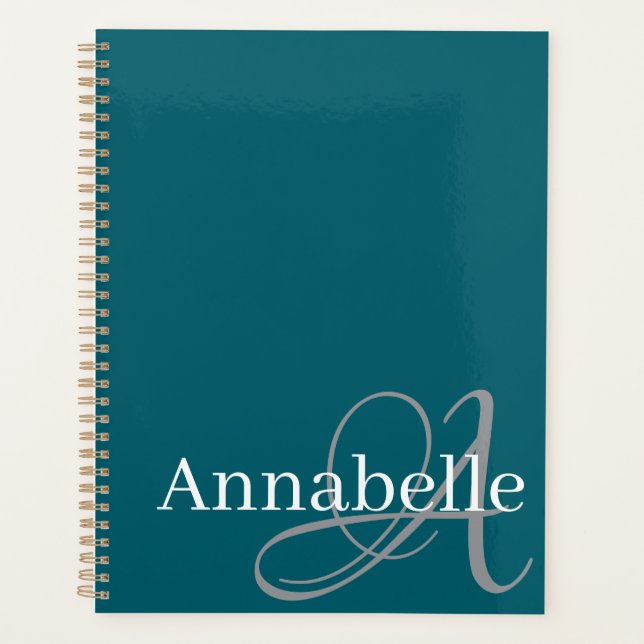 Monogramm und Name Planer (Vorderseite)