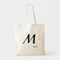 Monogramm und Name