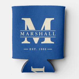 Monogramm- und Namensüberlagerung Mid-Century Roya Dosenkühler