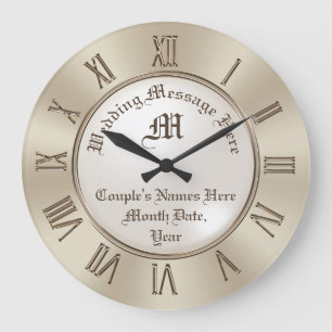 Monogramm und Personalisierte Uhr