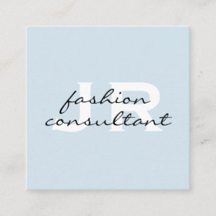 Monogramm / Unternehmen Quadratische Visitenkarte