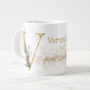 Monogramm "V" Jumbo-Tasse Soup Ice Cream