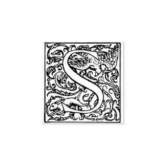 Monogramm Vintager Zierbrief S Gummistempel