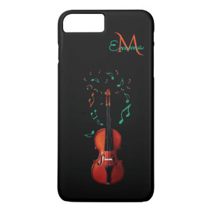 Monogramm Violinen-Musik iPhone 7 Plus Hülle