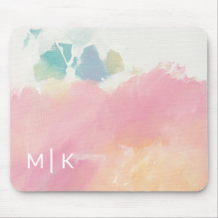 Monogramm , was ich nach dem Wecken sah Mousepad