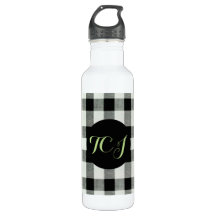 Monogramm-Wasser-Flasche